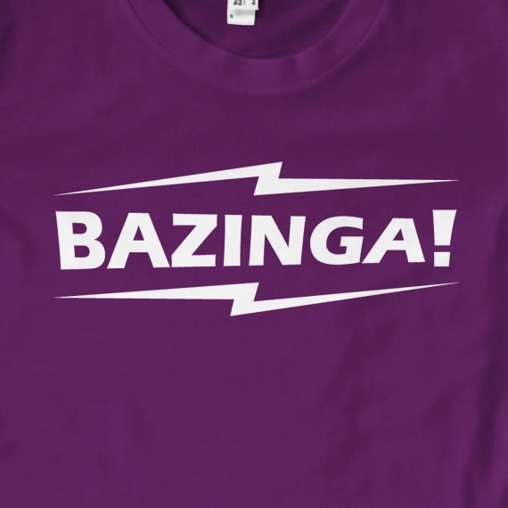 BAZINGA! T-Shirt | Funny, Gamer, Gift, Sheldon Cooper, Slogan, The Big Bang T...