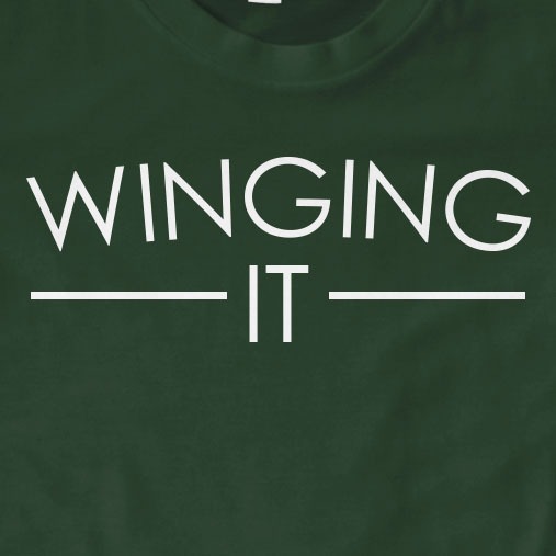 Felpa Girocollo Con Scritta Totally Winging It - Italia